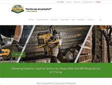 Tablet Screenshot of gatorgypsum.com